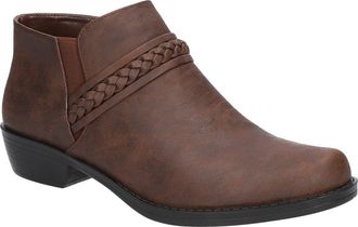 Easy Street Jalia Braided Bootie in Brown/Gore at Nordstrom Rack, Size 5.5