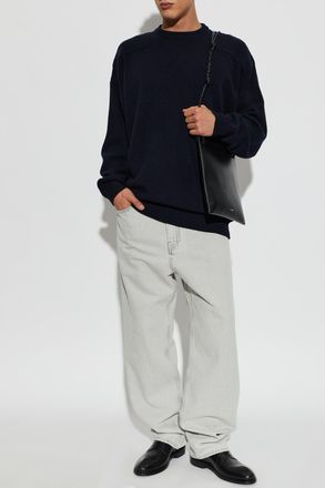 Jil Sander Straight-leg Jeans, Mens, Grey