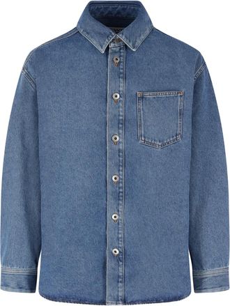 Loewe Giacca-camicia con tasche - Blu