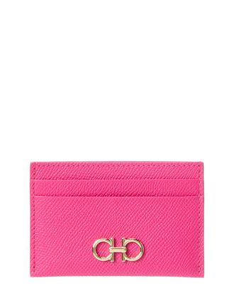 Ferragamo Gancini Leather Card Holder