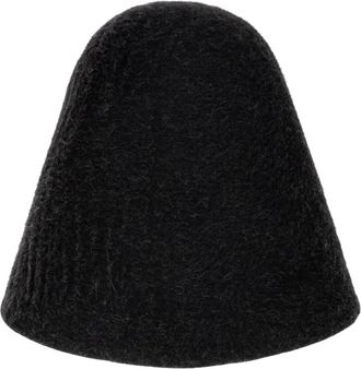 Jacquemus Wool Cloche Hat Cloche - Dames - Hoeden - Grijs - 58 CM - Wol - Accessoires