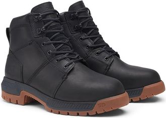Timberland Montauk 6 Inch Steel Safety Toe Mens Work Boots Black/Gum : 11.5 D - Medium, Leather