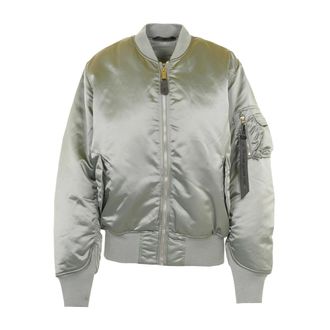 Alpha Industries Ma-1 Base Flight Bomberjack - Dames - Bomber jackets - Grijs - M - Nylon - Jassen