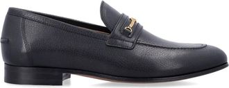 Valentino Garavani Vlogo Signature Kidskin Moccasin - Heren - Loafers - Zwart - 40 EU - Leer - Schoenen
