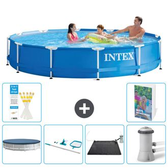Intex Piscina Con Estructura Redonda - 366x76 Cm - 7-piezas S67