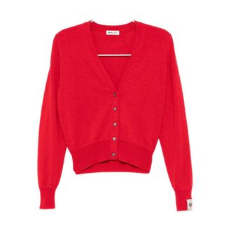 Bally Cardigan in cashmere - - Knitwear - Donna - Rosso - S