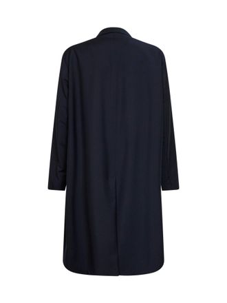 Jil Sander Mens Sports Coat Dark Blue Wool-Mohair Virgin Wool