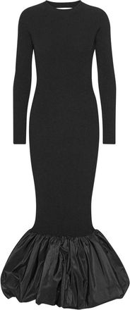 Rotate ROTATE Birger Christensen, Gowns, female, Black, S, Open-back Maxi Dress