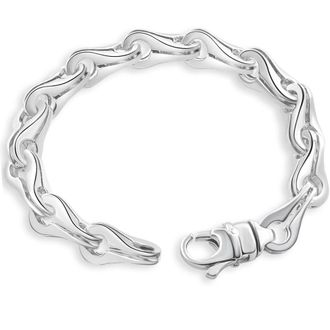 Pompeii3 Mens 14k Gold (88gram) or Platinum (165gram) 11.5mm Link Bracelet 9