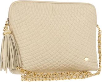 Bally Pre-owned Leather Shoulder Bag - Dames - Vintage Schoudertas - Beige - ONE Size - Leer - Vintage