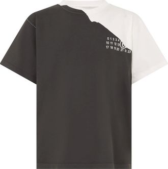 Maison Margiela T-shirt Bicolore - - Tops - Uomo - Multicolore - S