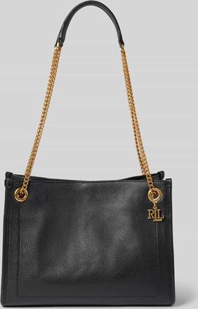 Lauren Ralph Lauren Handtasche mit Label-Applikation und Schulterriemen in Black, Größe 1