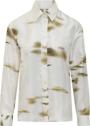 Ferragamo Camicia con stampa - Bianco