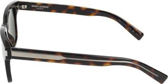 Saint Laurent Mens Sl Sunglasses Black Acetate
