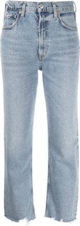 Citizens Of Humanity Straight Jeans - Dames - Regular Fit Jeans - Blauw - W26 - Katoen - Jeans