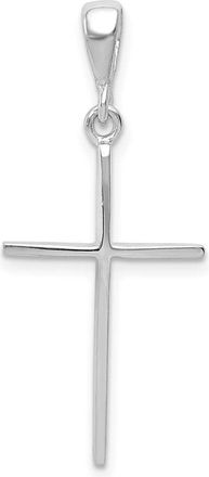 Diamond2Deal 14k White Gold Cross Pendant