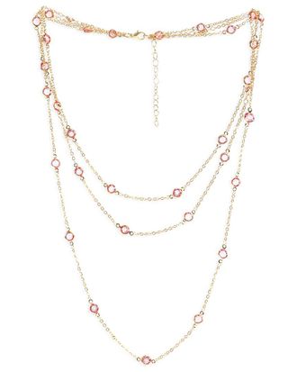 Saachi Saachi Glass 3-Layer Necklace