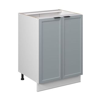 Vicco Mueble Bajo De Cocina Fame-line, Azul Claro-gris, 60 Cm Sin Encimera