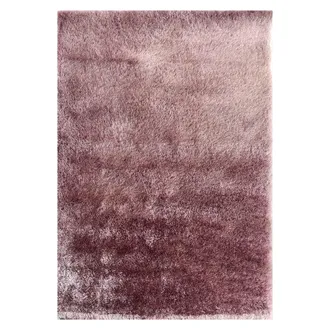Dmora Tapete Latenega, Pelo De 35 Mm, 100% Poli&eacute;ster, Rectangular, Compatible Con Suelo Radiante, 190x133 Cm, Rosa Cuarzo
