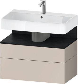 Duravit Qatego Mueble Bajo Lavabo, 1 Extra&iacute;ble Y 1 Caj&oacute;n, - Duravit