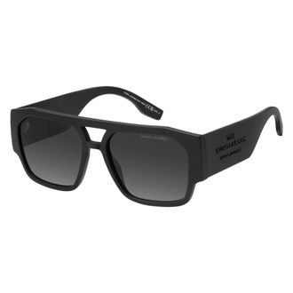 Marc Jacobs Sunglasses, female, Black, 55 MM, Black/Grey Shaded Sunglasses