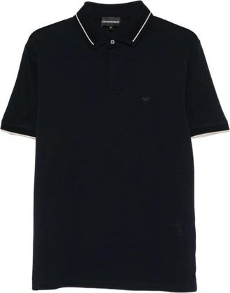 Emporio Armani Polo Shirts - Heren - Polos - Blauw - 2XL - Tops