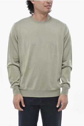 Paolo Pecora Extrafine Virgin Wool Sweater with Patches size Xxl