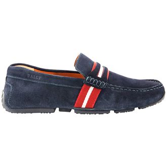 Bally Mens Pietro Driver Loafers In Navy