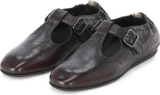 Officine Creative Calixte 071 - Dames - Platte Schoenen - Bruin - 40 EU - Leer - Schoenen