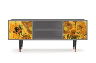 StoryZ Mueble de TV amarillo 2 puertas L 170 cm