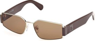 Max & Co. MO0128 32J Womens Sunglasses Gold Size 56