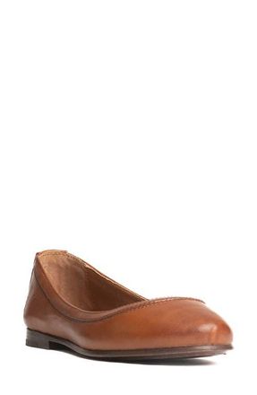 Frye Carson Ballet Flat in Cognac at Nordstrom, Size 6.5