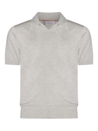 Brunello Cucinelli short-sleeve cotton T-shirt - Grijs
