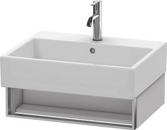 Duravit Mueble De Pared Duravit Vero Air 58,4 X 43,1 Cm, 1 Compartimento Abierto, Para Vero Air 235060, Color (frente/cuerpo): Blanco Lila Seda Laca Mate - Va
