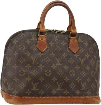 Louis Vuitton Pre-owned Handbags, female, Brown, Size: ONE SIZE Pre-owned Canvas Handbag