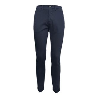 Harmont & Blaine Broeken, Heren, Blauw, XS, Katoen, Slim Herenbroek Blauw - 54