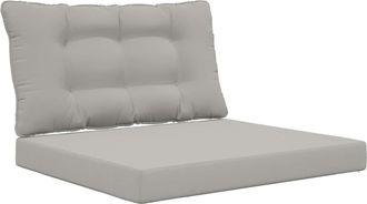 vidaXL Coj&iacute;n Para Sof&aacute; De Exterior Poli&eacute;ster Gris 80 X 68,5 Cm Vidaxl