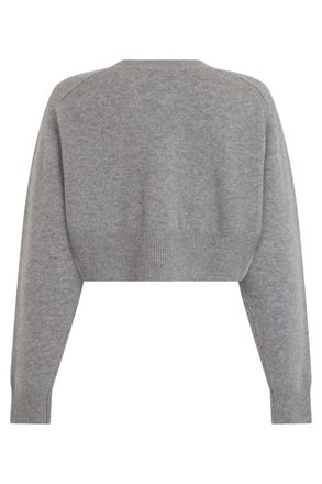 Elisabetta Franchi Wool Cashmere Blend Cardigan - Gray