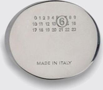 Maison Margiela Anello con logo Mm6 Maison Margiela