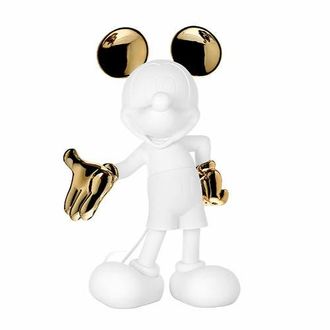 Leblon Delienne Mickey Mouse Welcome Figurine in Gold /White at Nordstrom