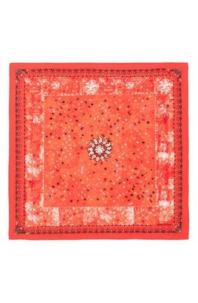 Zadig&Voltaire Blondie 62 Bandana Silk Scarf in Passion at Nordstrom