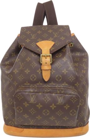 Louis Vuitton Brown Monogram Monogram Canvas Backpack (Pre-Owned)