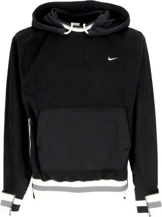 Nike Black/White Hoodie Standard Issue - Heren - Sportshirts - Zwart - L - Katoen - Fitness