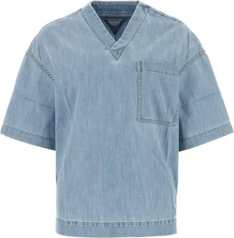 Bottega Veneta Light Bleached Denim T-Shirt