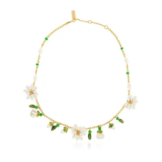 Marc Jacobs Necklaces, female, Yellow, Size: ONE SIZE Rooted Daisy Necklace