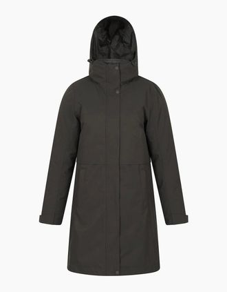 Mountain Warehouse Womens Mountain Warehouse Womens/Ladies Luna 3 in 1 Long Waterproof Jacket - Green - Size: 14