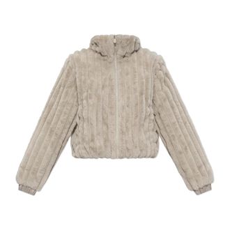 Save The Duck Fleece jack Elina - Dames - Winterjassen - Grijs - M - Jassen