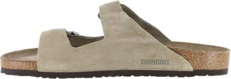 Birkenstock Arizona Suede Leather Sandals Taupe 0051461