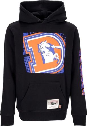 Mitchell & Ness NFL Big Face Hoodie Denbro Zwart - Heren - Hoodies - Zwart - L - Hoodies & sweatvesten