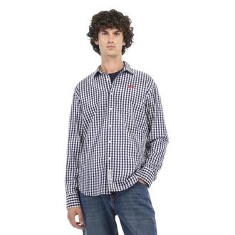 La Martina Camicia a quadri - - Shirts - Uomo - Blu - S
